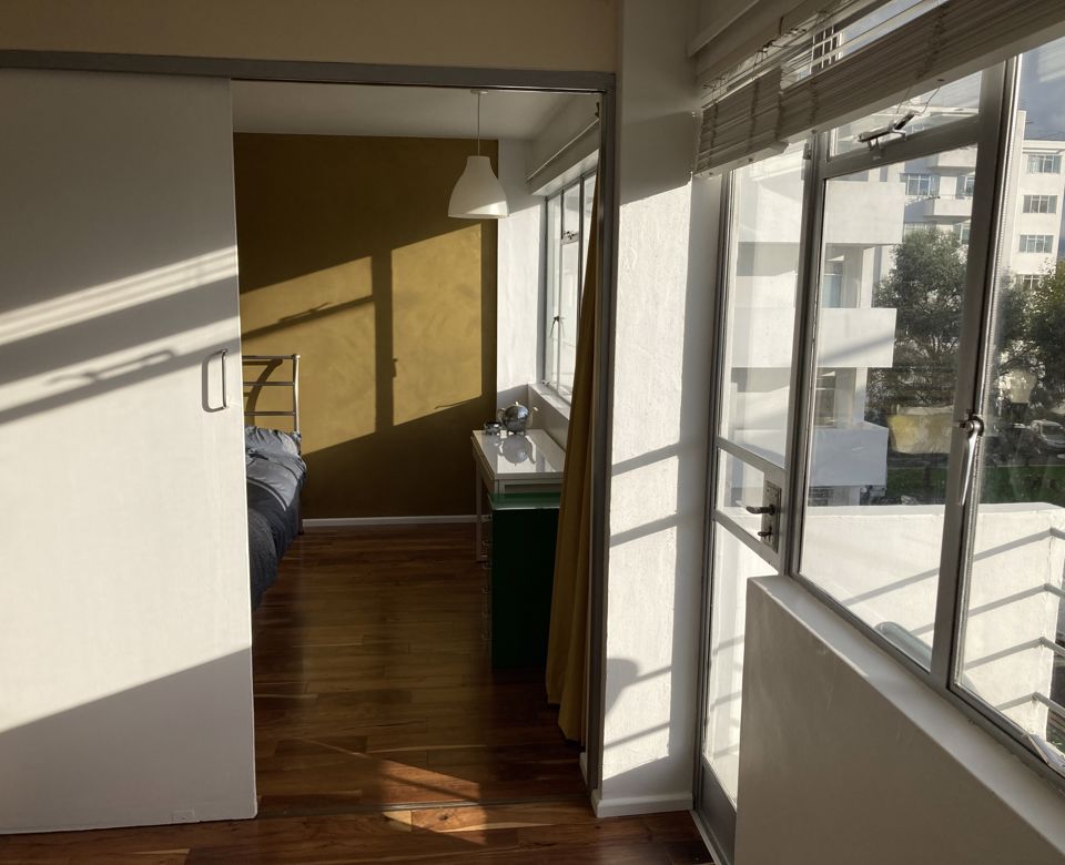 Original sliding door and crucial Crittall windows